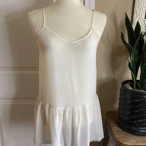 Frenchi Nordstrom Boho Festival Peplum Sheer Tank